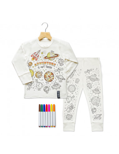Vyfarbovacie pyžamo VESMÍR