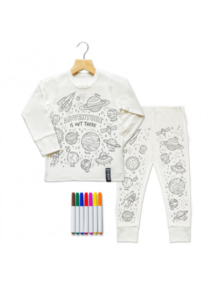 Vyfarbovacie pyžamo VESMÍR