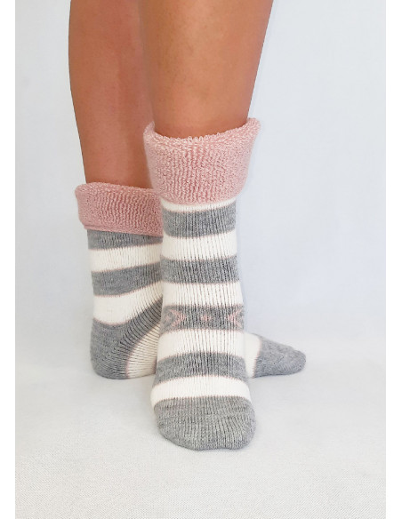 Dámske ponožky ANETA ružové