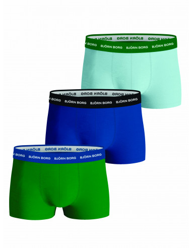 Pánske boxerky BJÖRN BORG modro zelené 3-pack
