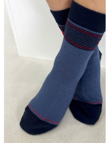 Detské ponožky Auto modré