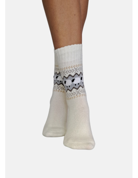 Ponožky OVEČKY SONIA biele