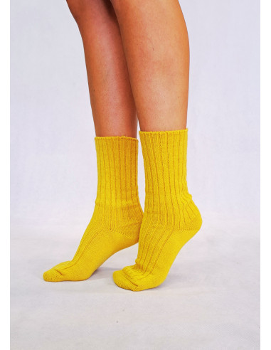 Ponožky VERONIKA VLNA žlté