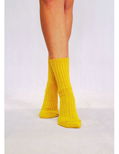 Ponožky VERONIKA VLNA žlté