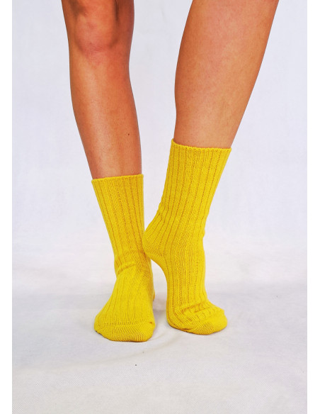 Ponožky VERONIKA VLNA žlté