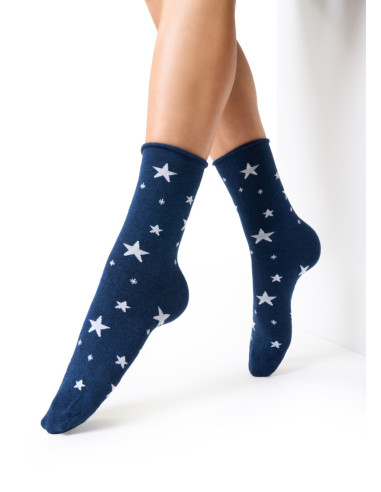 Dámske ponožky SKYFULL modré