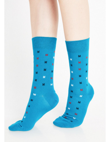 Ponožky LOGOMANIA mentolová
