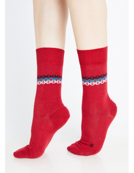 Ponožky TRICOLORA bordová