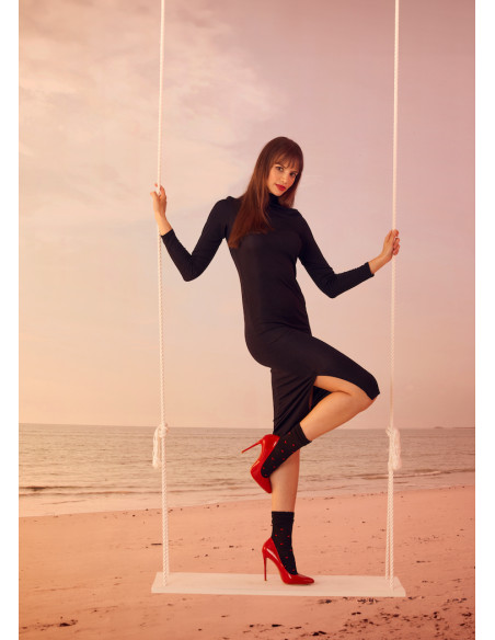 Dámske ponožky AMOUR volánik