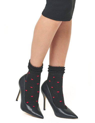 Dámske ponožky AMOUR volánik