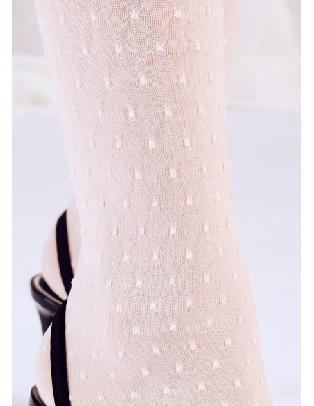 Dámske podkolienky PUNTATO béžové