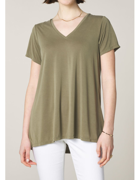 Dámske tričko VÉČKO olive