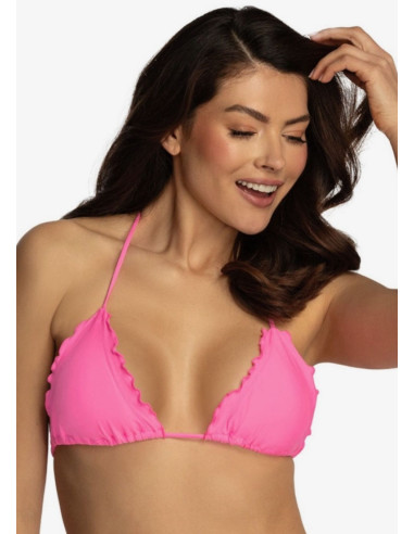 Plavkový top BARBIE PINK volánik