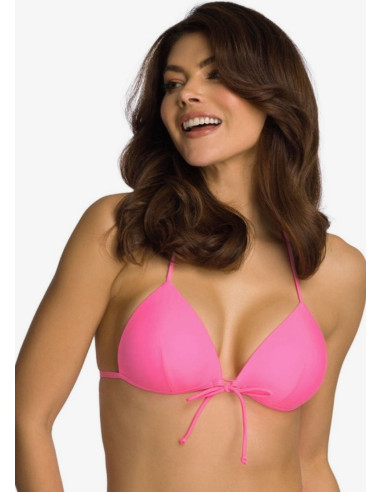Plavkový top BARBIE PINK push up mašlička
