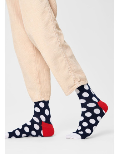Ponožky HAPPY SOCKS BIG DOT navy