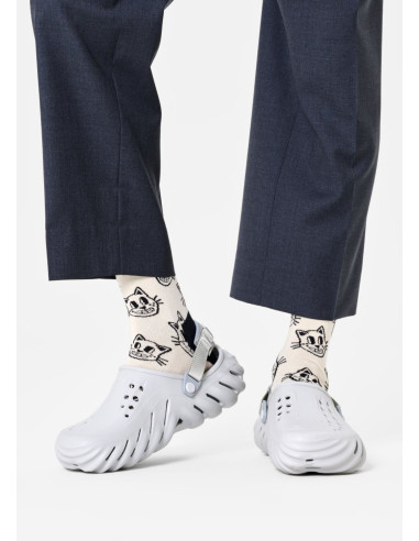 Ponožky HAPPY SOCKS CAT white