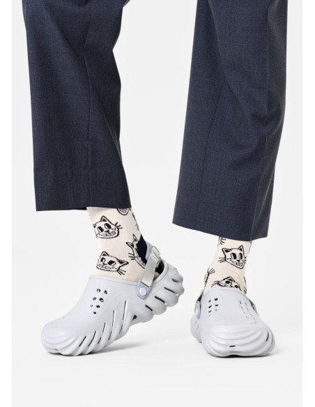 Ponožky HAPPY SOCKS CAT white