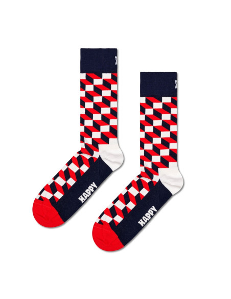 Ponožky HAPPY SOCKS FILLED OPTIC navy