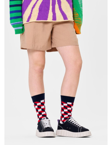 Ponožky HAPPY SOCKS FILLED OPTIC navy