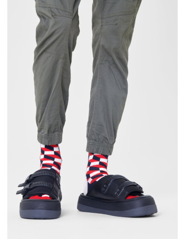 Ponožky HAPPY SOCKS FILLED OPTIC navy