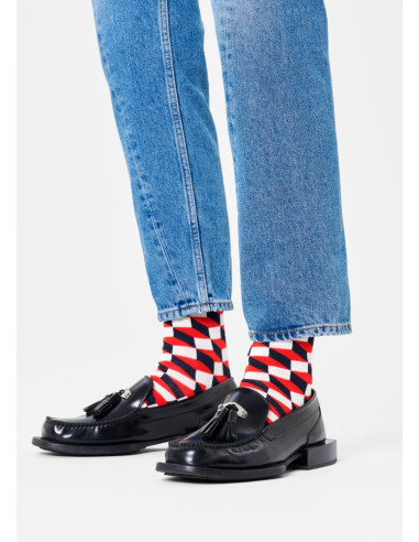 Ponožky HAPPY SOCKS FILLED OPTIC navy