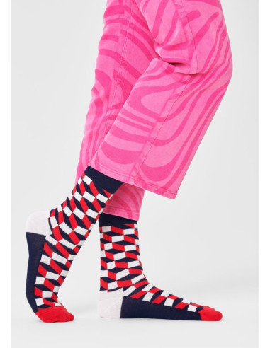 Ponožky HAPPY SOCKS FILLED OPTIC navy