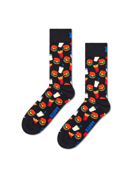 Ponožky HAPPY SOCKS HAMBURGER black