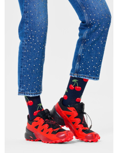 Ponožky HAPPY SOCKS CHERRY navy