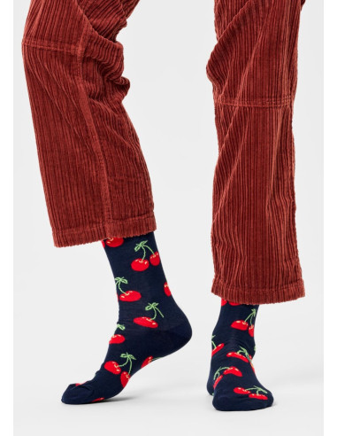 Ponožky HAPPY SOCKS CHERRY navy