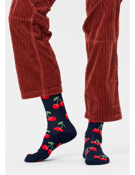 Ponožky HAPPY SOCKS CHERRY navy