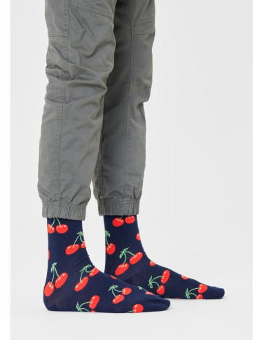 Ponožky HAPPY SOCKS CHERRY navy