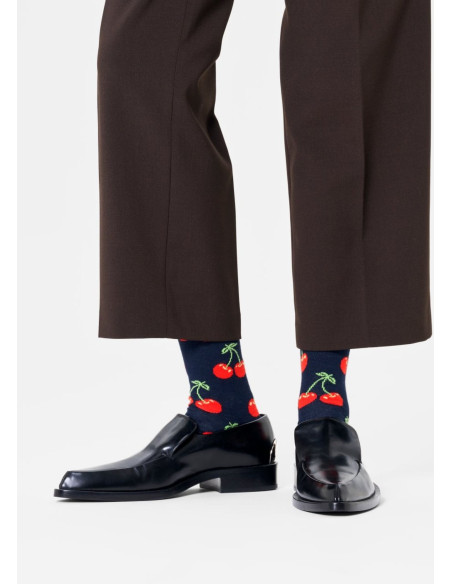 Ponožky HAPPY SOCKS CHERRY navy