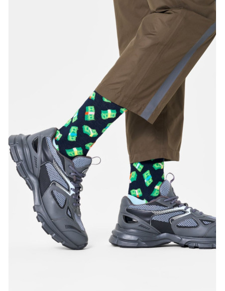 Ponožky HAPPY SOCKS MONEY MONEY navy