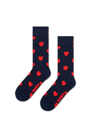 Ponožky HAPPY SOCKS HEART navy