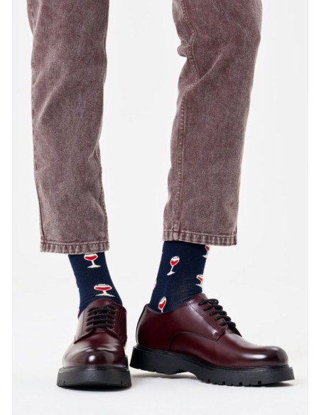 Ponožky HAPPY SOCKS GLASS OF WINE navy