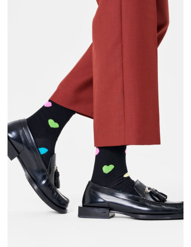 Ponožky HAPPY SOCKS HEART black
