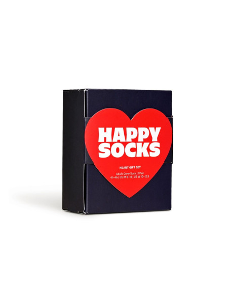 Ponožky HAPPY SOCKS HEART GIFT SET navy 1-pack