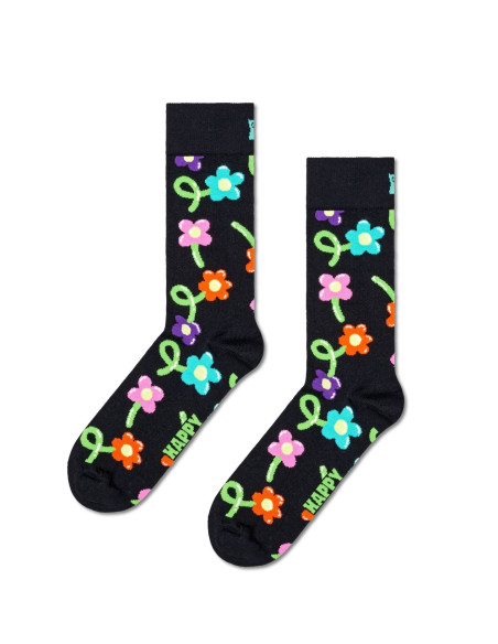 Ponožky HAPPY SOCKS BALLOON FLOWER black