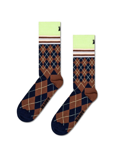 Ponožky HAPPY SOCKS MIXED ARGYLE navy