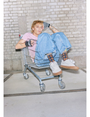 Ponožky HAPPY SOCKS MIXED ARGYLE navy