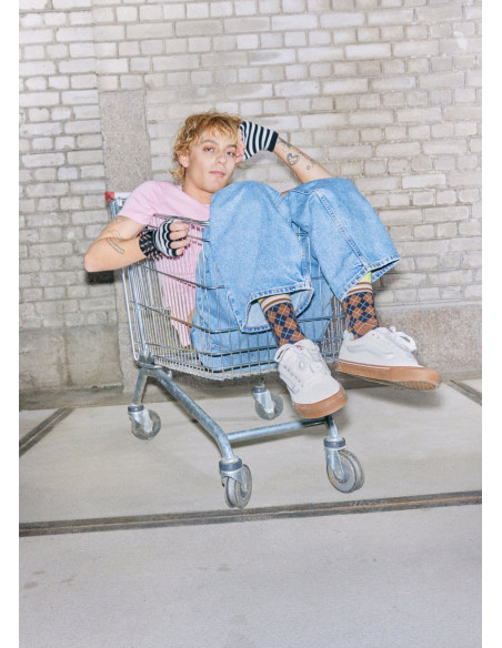 Ponožky HAPPY SOCKS MIXED ARGYLE navy