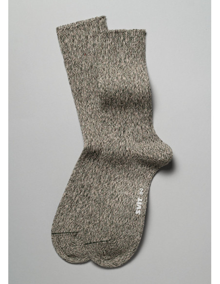 Melírované ponožky ZIMA zelené