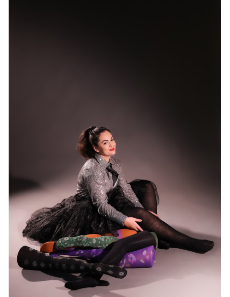 DAJANA RODRIGUEZ x BEPON pančuchové nohavice TRINITY