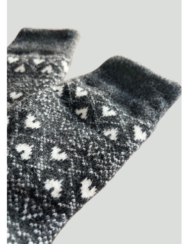 Ponožky NOEMI SRDIECKA šedobiele