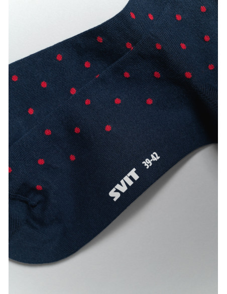 Ponožky BODKA modré
