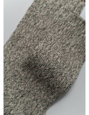 Melírované ponožky ZIMA zelené