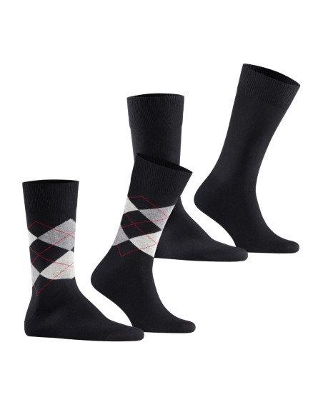 Pánske ponožky BURLINGTON EVERYDAY ARGYLE 2 PACK