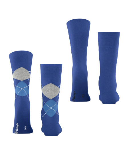 Pánske ponožky BURLINGTON EVERYDAY ARGYLE 2 PACK