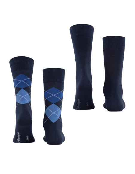 Pánske ponožky BURLINGTON EVERYDAY ARGYLE 2 PACK