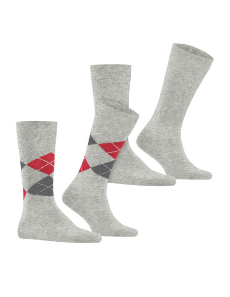 Pánske ponožky BURLINGTON EVERYDAY ARGYLE 2 PACK